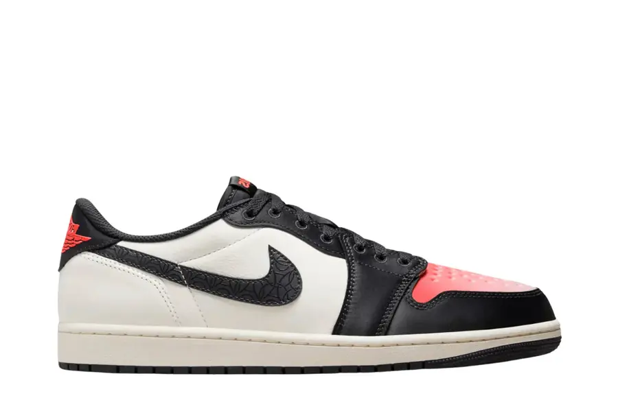 Air Jordan 1 Low x Paris Saint Germain Sail and Off Noir Preto