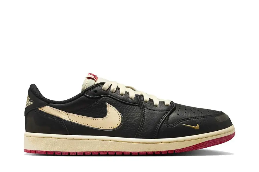 Air Jordan 1 Low OG x Nigel Sylvester Better With Time Preto